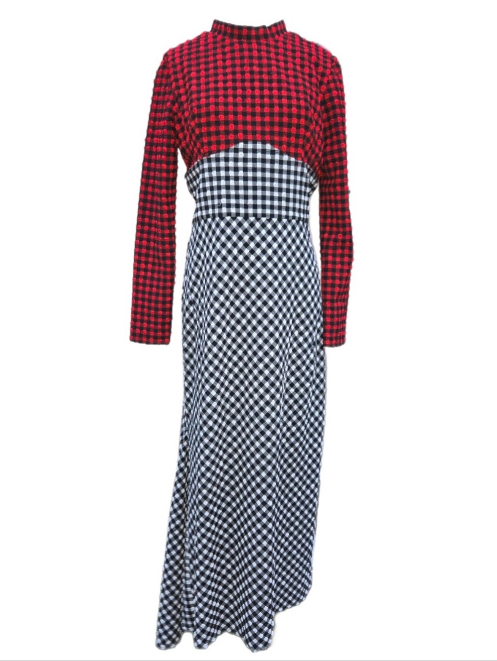 Rachel Comey Long Stretchy Plaid Converge Dress